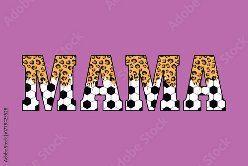 Soccer sublimation t shirt design for mama