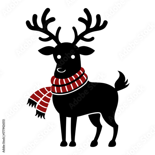 reindeer with red nose
