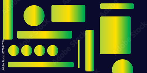 Set of glossy web buttons with an abstract pattern background suitable for business website template design