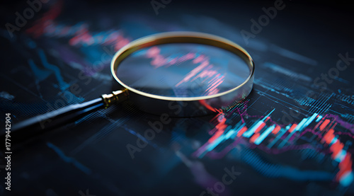 Financial data under a magnifying glass