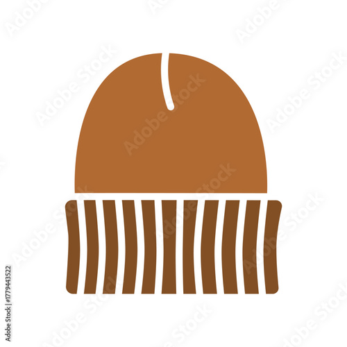 Thermal Beanie black line icon.