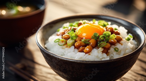 Natto Tamago Kake Gohan – Japanese Rice with Fermented Soybeans and Raw Egg