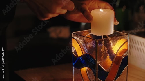 Stained glass artisan creates handmade art, DIY process