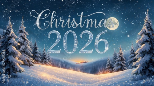 Elegant Christmas 2025 Background