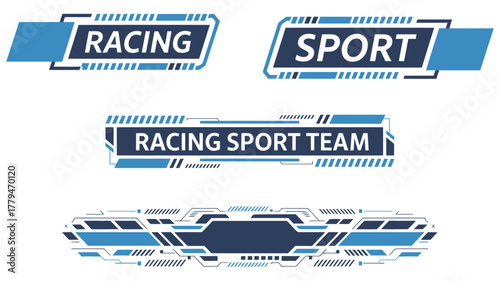 Racing Stripe Vector EPS Set – Sport Car Graphic Pack with Dynamic Lines, Speed Decals, and Auto Customization Elements for Motorsport Branding, Vehicle Wraps, and Racing Design