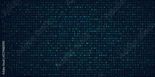 Abstract digital pattern of vertical teal and dark blue lines forming a textured background