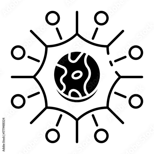 This Big Bang theory icon is suitable for Science.