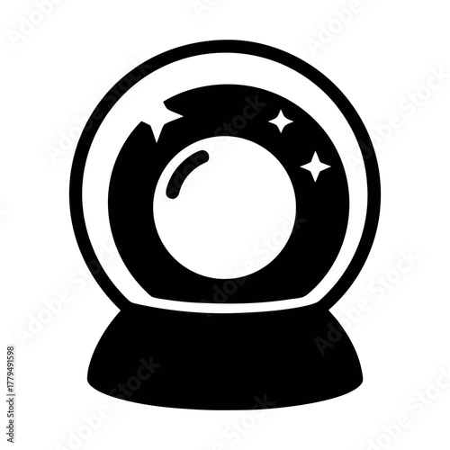 Crystal ball future teller fortune teller magic ball divination sphere gazing ball prediction tool