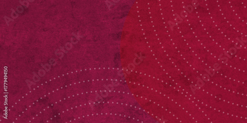 Red abstract background with red circle rings in faded distressed vintage grunge texture design. red grunge background art design pattern. This design are used for wallpaper ,poster, Chalkboard.