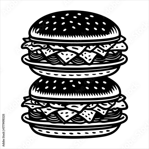 Juicy Healthy Turkey Patty Burger, A Clean Eating Recipe with Fresh Veggies and Light Sauce, A Modern Fast Food Alternative.