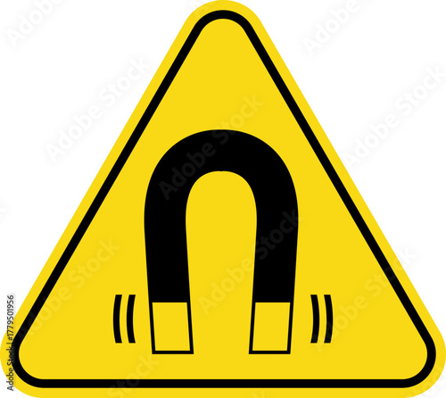 Hazard danger vector signs set. Radiation sign, High voltage sign, Exclamation point, Biohazard sign, Gas flame sign, Toxic sign, Laser, CO2, Magnet, Low temperature, EX. Road, Caution warning danger