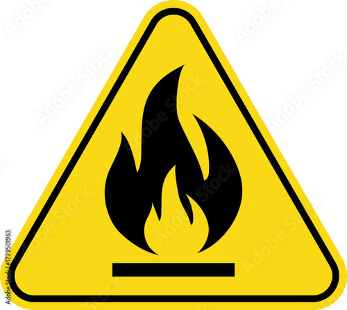 Hazard danger vector signs set. Radiation sign, High voltage sign, Exclamation point, Biohazard sign, Gas flame sign, Toxic sign, Laser, CO2, Magnet, Low temperature, EX. Road, Caution warning danger