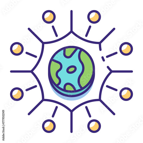 This Big Bang theory icon is suitable for Science.