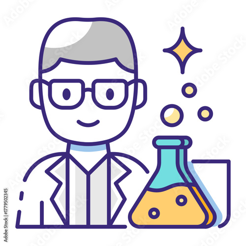 This Scientist (man) icon is suitable for Science.