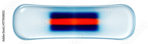 Gel lane featuring a bold double band design at the center. Free Download Gel lane featuring a bold double band design at the center. - GFXLoad
