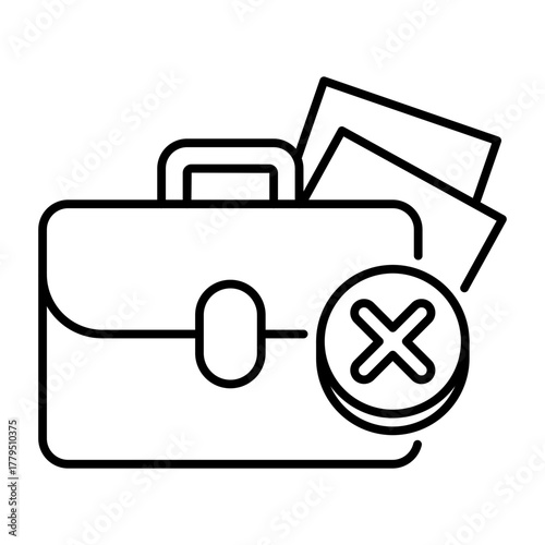 This Unemployment icon is suitable for Poverty.