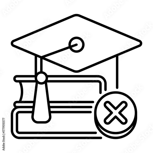 This Uneducated icon is suitable for Poverty.