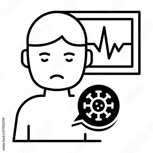 This Disease icon is suitable for Poverty.