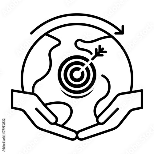 This Sustainable Development Goals (SDGs) icon is suitable for Poverty.