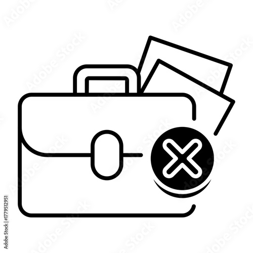 This Unemployment icon is suitable for Poverty.