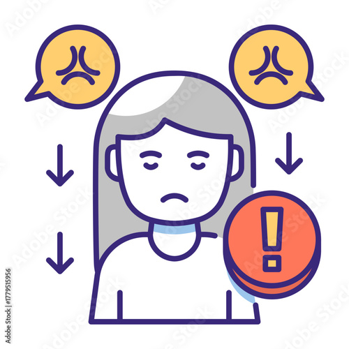 This Stigma icon is suitable for Poverty.