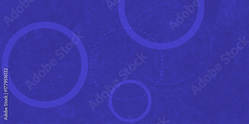 blue abstract background with grey circle rings in faded distressed vintage grunge texture design 