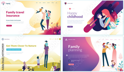 Healthcare Website Elements Vector Template Pack: Doctor, Treatment & Medical Service Landing Page Design