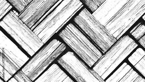 distressed line shape grunge texture with uneven strokes for vintage overlay and graphic artwork