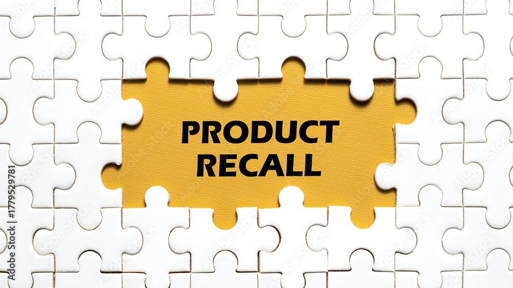 Fototapeta premium Product Recall Concept