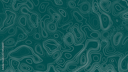 Abstract line art background vector. Mountain topographic terrain map background with abstract shape lines texture. Design illustration for wall art,  web, banner, app, wallpaper.