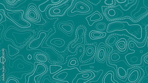 Vector banner. Topography map background. Vector geographic contour map. Background of the topographic map. Topographic map lines, contour background. 