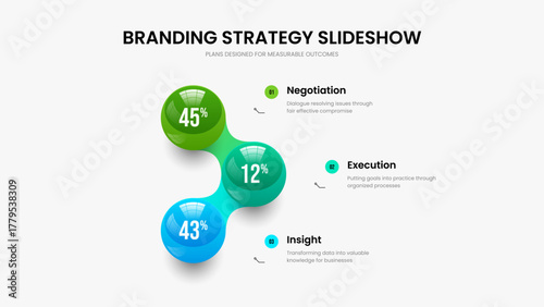 Simple Strategy Frame Design Vector Illustration. Minimalist Briefing Three Step Infographic Presentation Template. Visual Launch 3 Option Diagram Slideshow Layout.