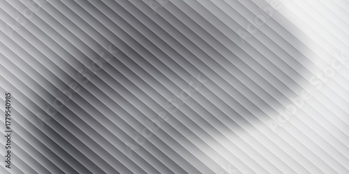 Brilliant striped background with a silver gradient and metallic texture effect. Vector illustration