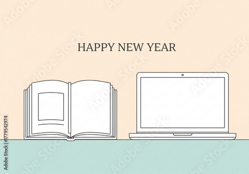 Happy New Year Hanging red Christmas bauble balls with realistic gold 3d numbers 2024 and snowflakes. Watch with Roman numeral and countdown midnight, eve for New Year. Merry Christmas. Vector.