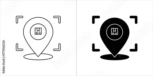 Package location pin