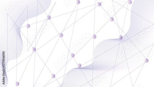 abstract tech network connection dots. Geometric background with abstract mesh. Web. Big data. glowing winter holiday decoration vector backdrop. White background with plexus lines. Colorful abstract.