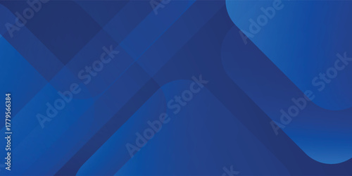 Abstract blue background with glowing geometric lines. Modern blue gradient square shape design. Futuristic technology concept. Suit for brochure, corporate, website, poster, banner, cover modern