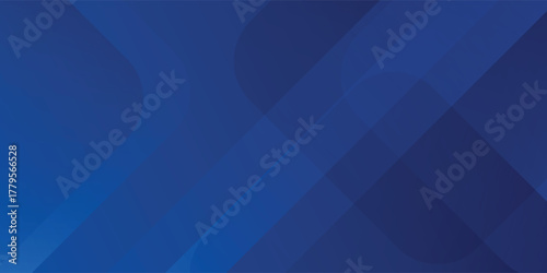 Abstract blue background with glowing geometric lines. Modern blue gradient square shape design.