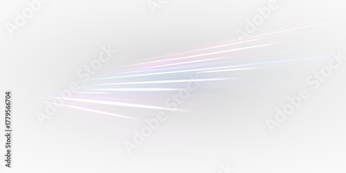 Dynamic speed and laser glow merge in a futuristic neon tunnel of light. Surreal streaks and radiant rays form an abstract motion flow.