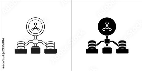 Document icon with charts and graphs