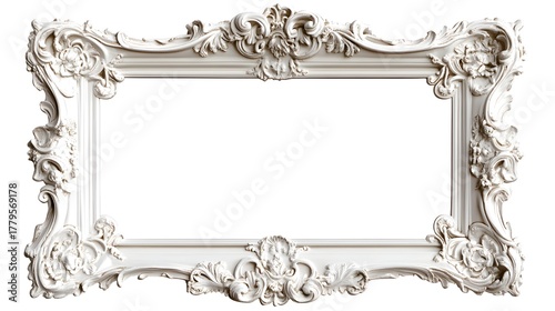 Ornamental Classic White Frame