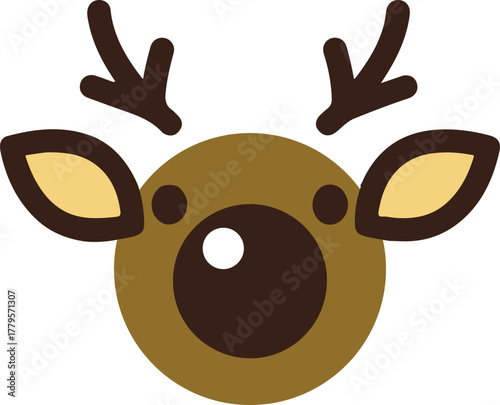 Christmas Deer Vector Illustration