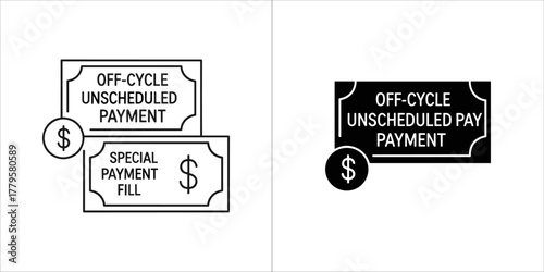 Offcycle unscheduled payment icon