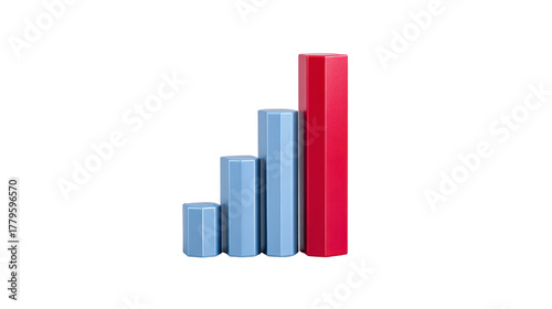 Bar chart growth progress business finance data analysis blue red isolated vertical success increase statistics 3D modern minimal concept comparison information report Free Download Bar chart growth progress business finance data analysis blue red isolated vertical success increase statistics 3D modern minimal concept comparison information report - GFXLoad