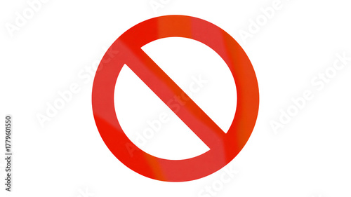 Bold red prohibition sign signifies restriction or forbidden action Free Download Bold red prohibition sign signifies restriction or forbidden action - GFXLoad