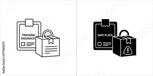 Package insurance and tracking clipboard