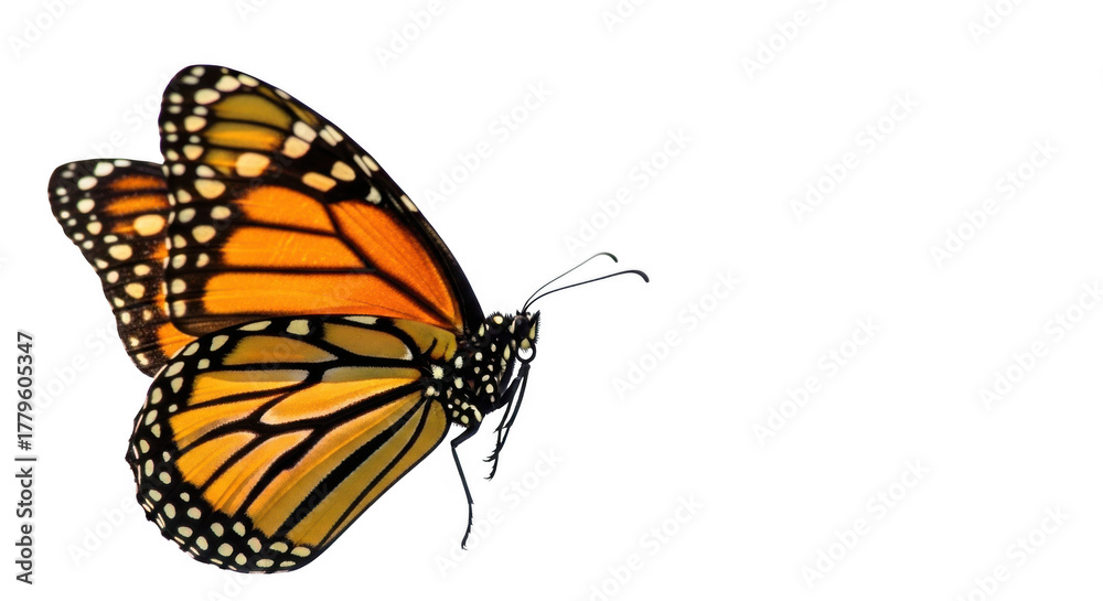 Fototapeta premium Butterfly isolated on transparent background