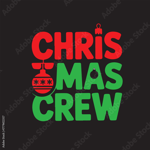 Merry Christmas Typography Design