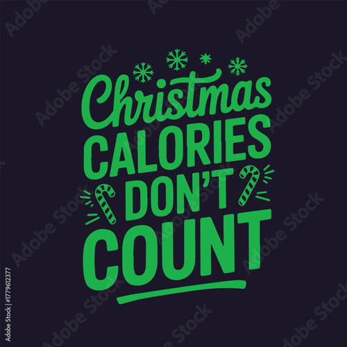 Merry Christmas Typography Design