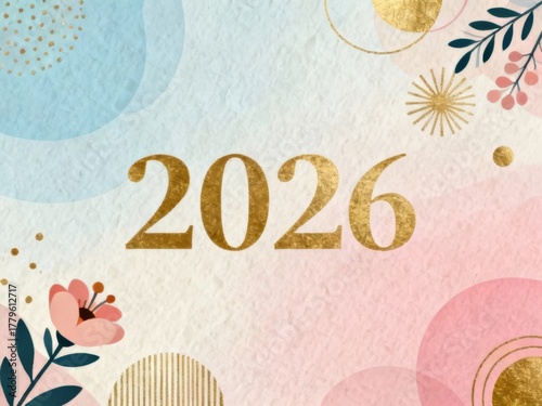 2026 Christmas greeting card design